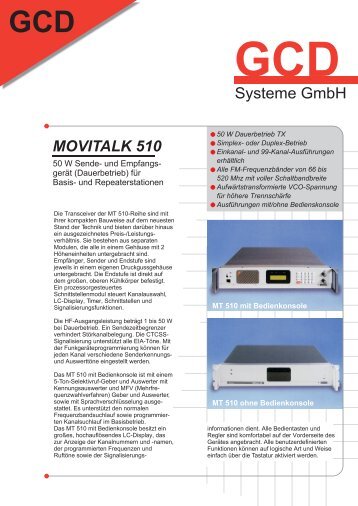 Systeme GmbH MOVITALK 510