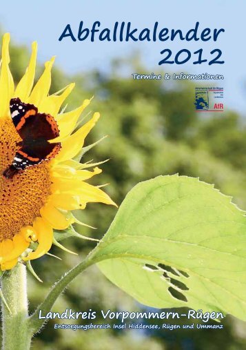 Abfallkalender 2012 - Gemeinde Dranske