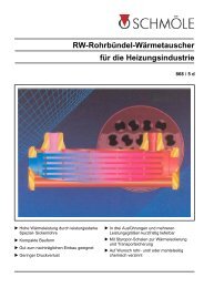RW-Rohrbündel-Wärmetauscher für die Heizungsindustrie