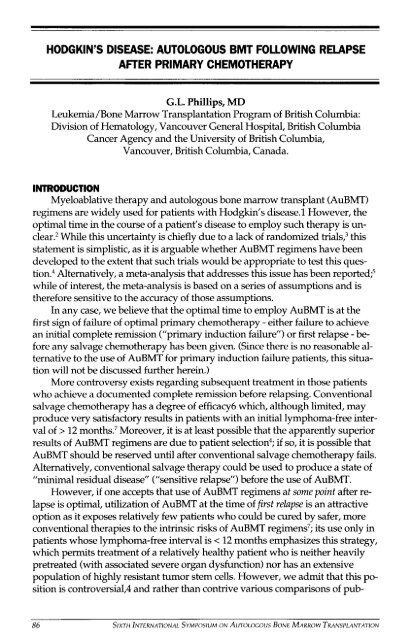 VI Autologous Bone Marrow Transplantation.pdf - Blog Science ...