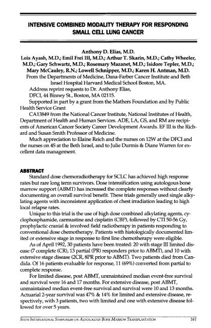 VI Autologous Bone Marrow Transplantation.pdf - Blog Science ...