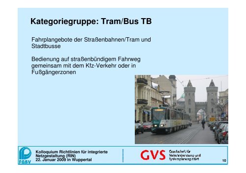 Straßenbündige Fahrwege - FGSV