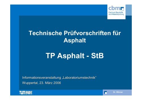 TP Asphalt - StB - FGSV