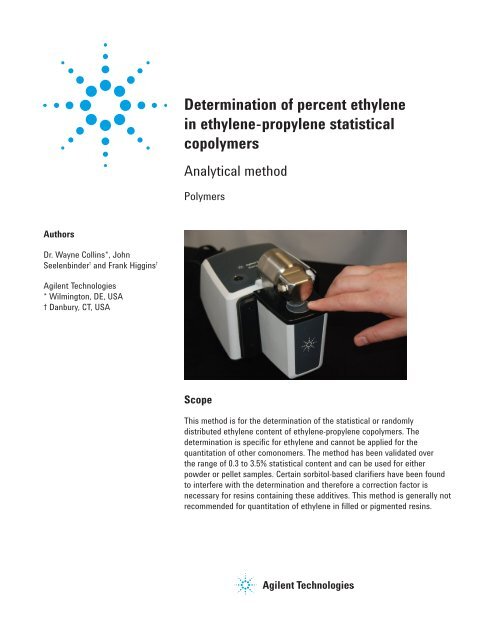 Application Compendium - Agilent Technologies