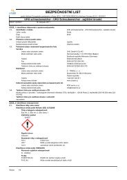 bezpečnostní list - UHU
