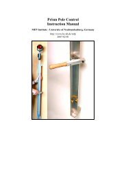 Prism Pole Control - Instruction Manual