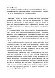 Katrin Langermann Akzeptanz naturwissenschaftlicher Phänomene ...