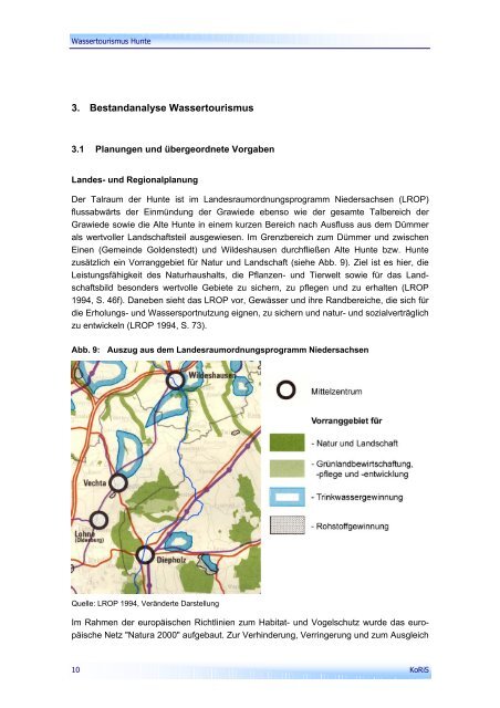 Wassertourismus Hunte - Flusslandschaft Hunte