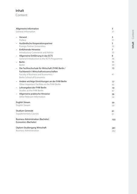 European Credit Transfer System 2007 / 2008