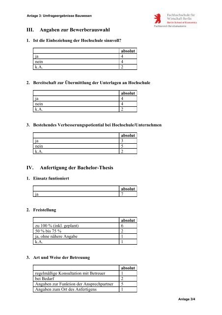 Abschlussbericht BLK-Projekt - Hochschule für Wirtschaft und Recht ...