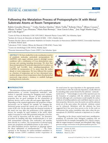 Following the Metalation Process of Protoporphyrin IX with Metal ...