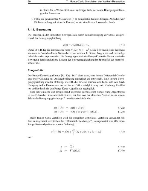 Sympathetische Kühlung von Rb- Rb-Gemischen