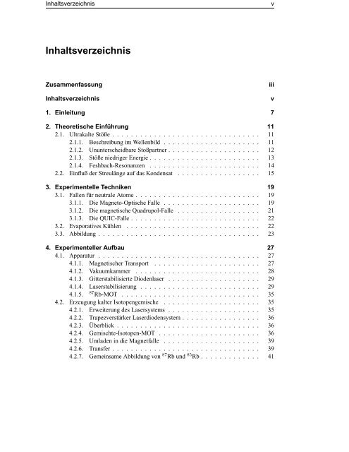 Sympathetische Kühlung von Rb- Rb-Gemischen