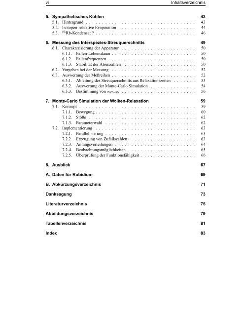 Sympathetische Kühlung von Rb- Rb-Gemischen