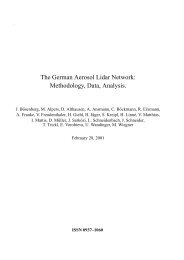 The German Aerosol Lidar Network - Max-Planck-Institut für ...