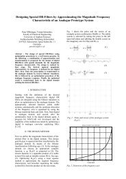 Designing Special IIR-Filters by Approximating the Magnitude ...