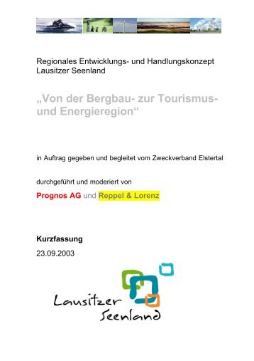 „Von der Bergbau- zur Tourismus- und Energieregion“ - Lausitzer ...