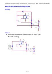 Astabiler Multivibrator (Rechteckgenerator)