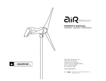 Southwest Windpower AIR Breeze Manual - udomi