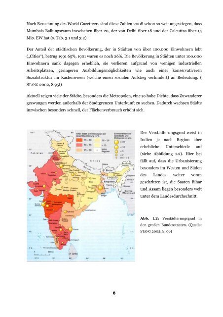 Die Städte Indiens Entwicklung und Probleme - TomBlog