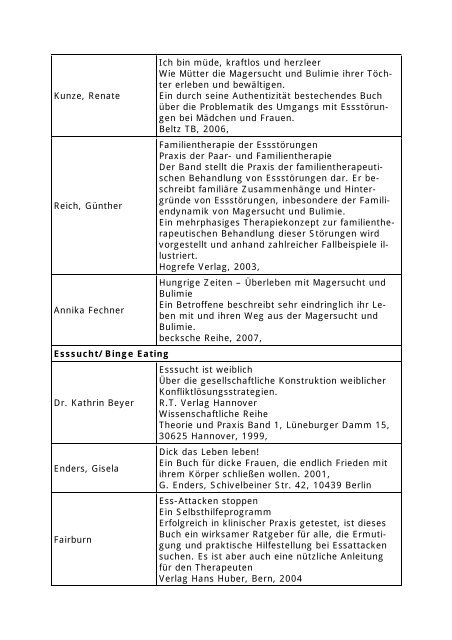 Baeck, Sylvia - Dick & Dünn Nordwest eV