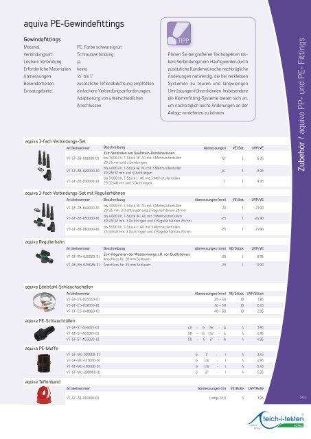 teich-i-tekten Katalog 2011 - Koi
