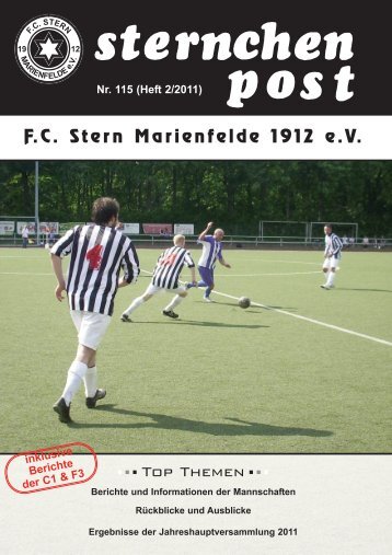 Sternchenpost Ausgabe 115 - FC Stern Marienfelde e.V.