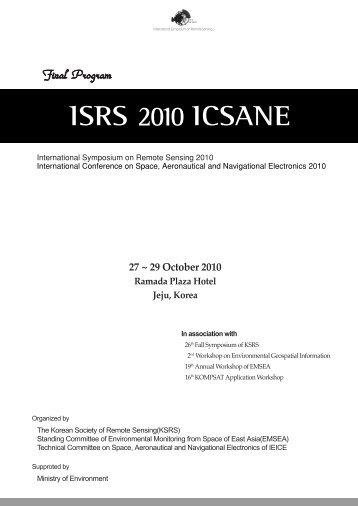 ISRS 2010 ICSANE - ieice