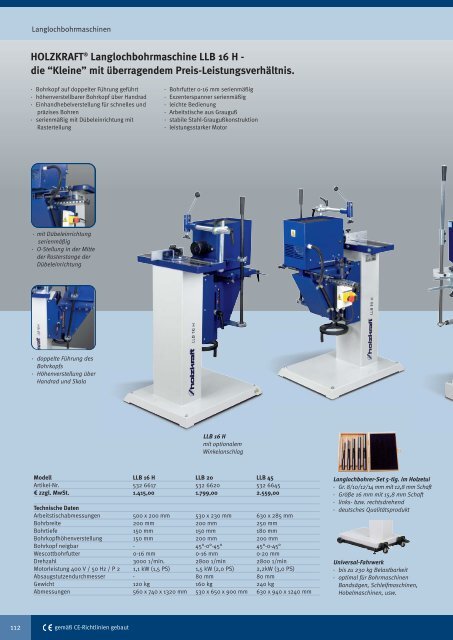 Holzbearbeitungsmaschinen TECNOMAX