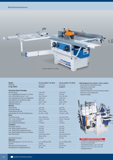 Holzbearbeitungsmaschinen TECNOMAX