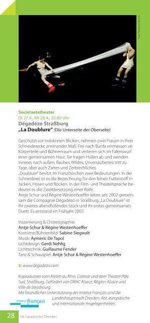 Das Programm zum Download - Tanzwoche Dresden