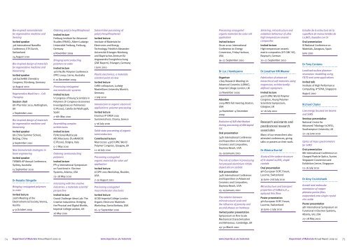 Materials Annual Report - Friends of Imperial College