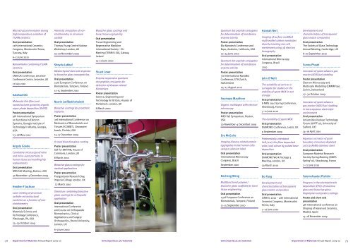 Materials Annual Report - Friends of Imperial College
