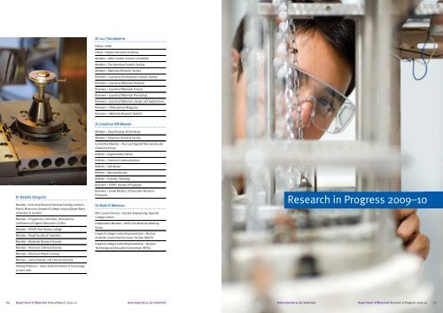 Materials Annual Report - Friends of Imperial College