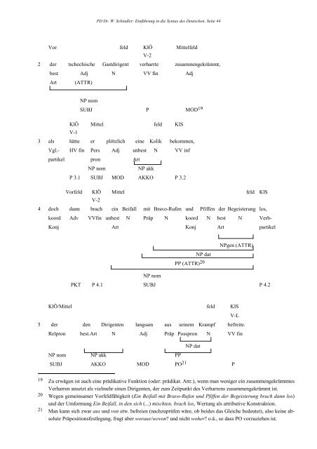 Handout Syntax 2011/2012 (pdf) - PD Dr. Wolfgang Schindler