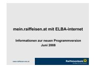 Storno von Aufträgen - Inland/SEPA - Raiffeisen