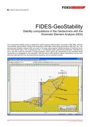 Performance characteristics - FIDES DV-Partner