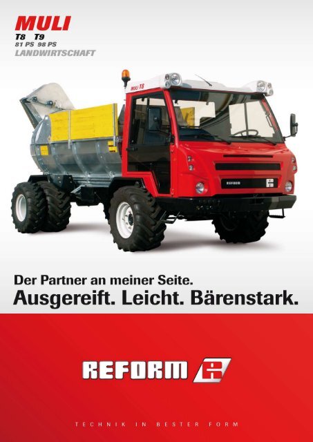 Muli T8/T9 Landwirtschaft - Landtechnik Rietzler