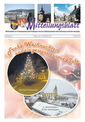 Frohe Weihnachten - Marktleugast