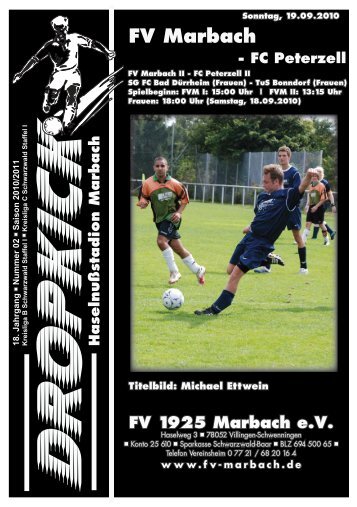 FV Marbach - FC Peterzell - FV 1925 Marbach e.V.