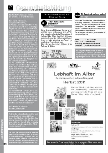 Lohr- Gemünden - VHS Lohr - Lohr a. Main