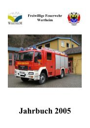 Jahrbuch 2005 - Freiwillige Feuerwehr Wertheim