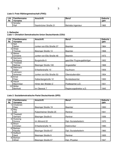 Bekanntmachung WV-Ortsratswahlen Korrigiert - Blieskastel