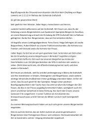 Begrüßung durch Udo Klein (pdf) - SPD Grafschaft