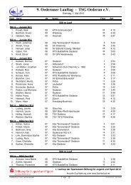 9. Oederaner Lauftag - TSG Oederan e.V.