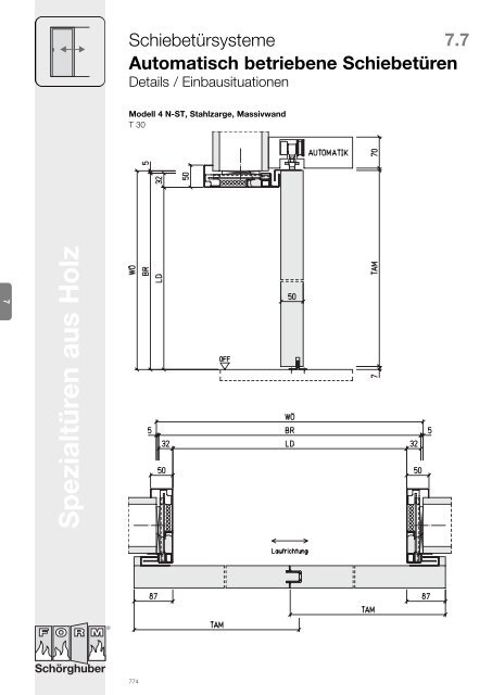 Technik Schiebetürsysteme