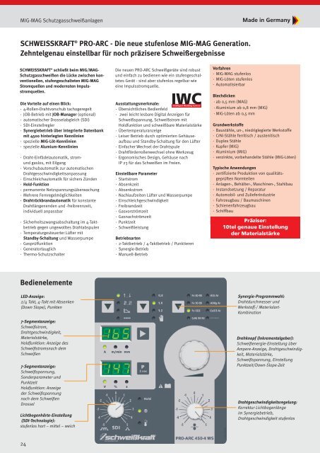 Schweißgeräte und Schweißzubehör - Herm. Fichtner Hof GmbH