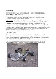 development and assembly of a go-kart sized fuel cell ... - FISITA