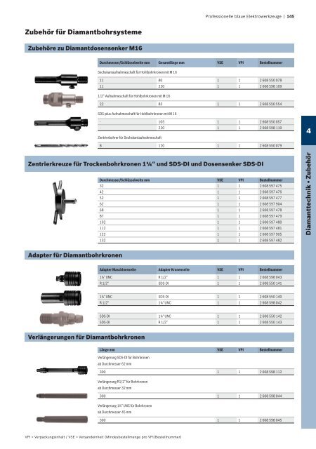 Professionelle blaue Elektrowerkzeuge - Herm. Fichtner Hof GmbH