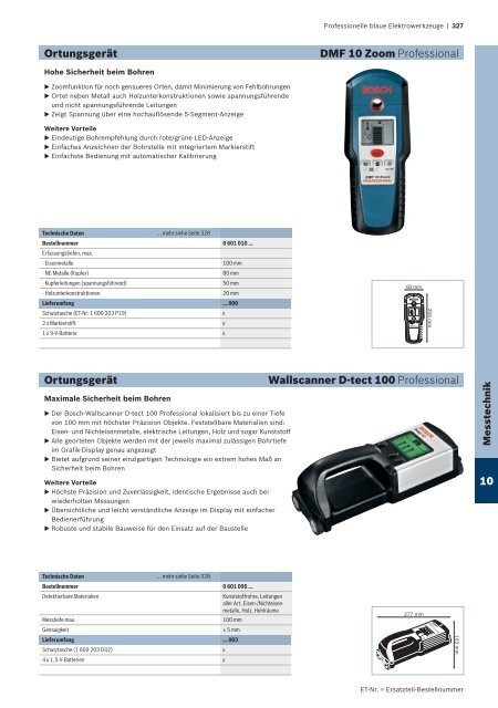 Professionelle blaue Elektrowerkzeuge - Herm. Fichtner Hof GmbH